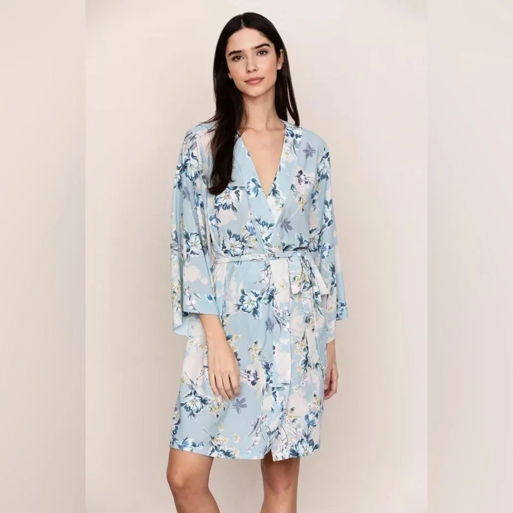 Yumi Kim Dream Lover Floral Belted Robe in Daydream Powder